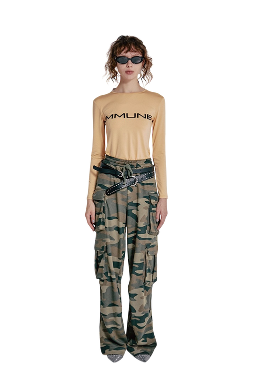 Sweat Cargo Pants CAMO