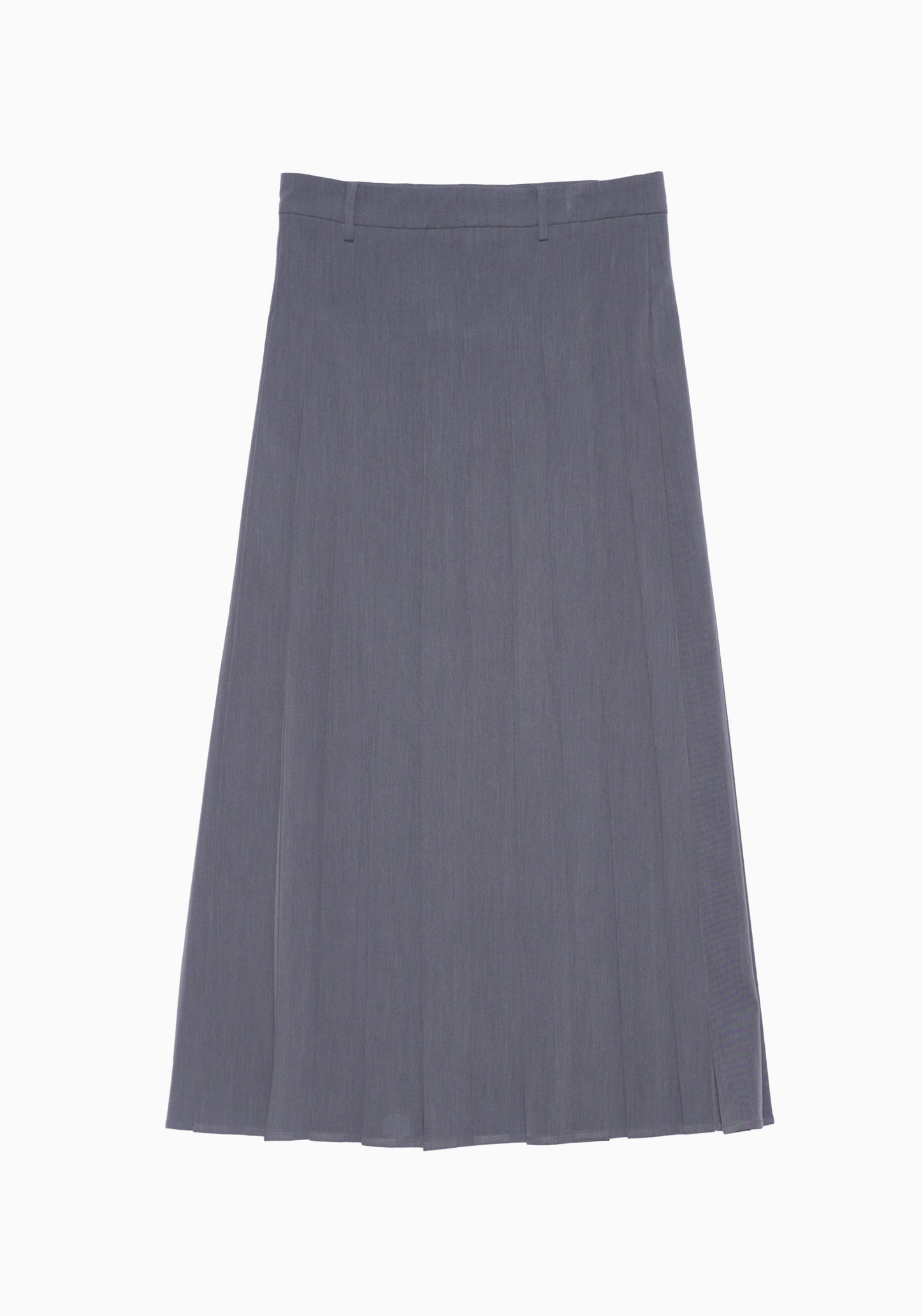 Pleated Long Skirt GRAY